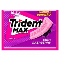 Chiclete Trident Max Cool Raspberry 16,5g Chiclete Trident Max Cool Raspberry 16,5g
