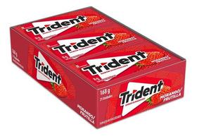 Chiclete Trident Morango 8g com 21 unidades - Mondelez
