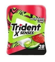 Chiclete Trident Morango Lime X Senses Pote 54g C/28 unids
