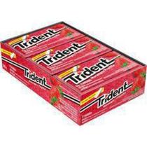 Chiclete Trident Morango Mondelez 21x8g Chiclete Trident Morango Mondelez 21x8g