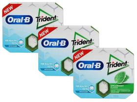 Chiclete Trident Oral-B Spearmint Sugar Free 17g - 3un - Mondelez