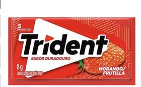 Chiclete Trident sabor morango