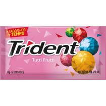 Chiclete trident sabor tutti-fruit 8,5g - Kraft foods brasil Chiclete trident sabor tutti-fruit 8,5g - Kraft foods brasil