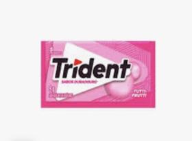 Chiclete Trident sabor tutti-frutti 5 unidades 8gr