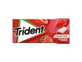 Chiclete Trident Strawberry Sem Açúcar Importado 14g Chiclete Trident Strawberry Sem Açúcar Importado 14g