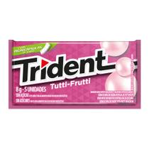 Chiclete Trident Tutti Frutti Sem Açúcar 8g Chiclete Trident Tutti Frutti Sem Açúcar 8g