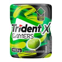 Chiclete Trident X Gamers Citrus Mix Goma de Mascar Sem Açúcar 48,3g Chiclete Trident X Gamers Citrus Mix Goma de Mascar Sem Açúcar 48,3g