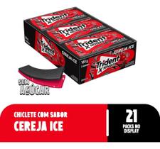Chiclete Trident Xsenses Cereja Ice Sem Açúcar - Caixa Com 2