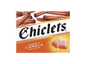 Chiclets Adams Canela Sem Açúcar Importado 16,8g