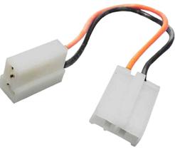 Chicote 02 vias, do refil da bomba combustível bosch, fiat tipo, porta femea, terminal 6,3mm 1021223