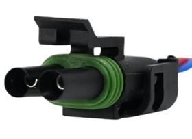 Chicote 02 vias, injeção eletrônica, aplicações diversas, porta fêmea, terminal 1,6mm 1021188