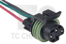 Chicote 03 vias, do interruptor de óleo, gm monza, kadett, captiva 1031133