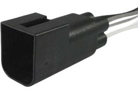Chicote 04 vias, da sonda lambda ford fiesta, porta macho, terminal 1,6mm 2042075