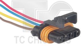 Chicote 04 vias, da sonda lambda, gm chevrolet, jac motors, chery, lifan 1041513 Chicote 04 vias, da sonda lambda, gm chevrolet, jac motors, chery, lifan 1041513