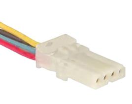 Chicote 04 vias, painel de comando do ar condicionado porta fema terminal 1,6mm, diversos 1041544