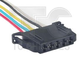 Chicote 05 vias, da injeção eletrônica linha volkswagen, porta femea, terminal 2,8mm 1051614 Chicote 05 vias, da injeção eletrônica linha volkswagen, porta femea, terminal 2,8mm 1051614