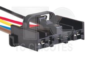 Chicote 05 vias, da injeção eletrônica, porta femea, terminais 2.8mm e 6.3mm 1051114