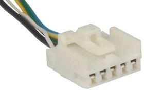 Chicote 05 vias, da injeção eletrônica, porta femea, terminal 2,8mm, aplicações diversas 1051463