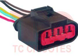 Chicote 05 vias, do fluxo de ar volkswagen golf 1051631 Chicote 05 vias, do fluxo de ar volkswagen golf 1051631