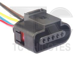 Chicote 05 vias, fluxo de ar audi a6 3.0 v6, da bobina de ignição volkwagen passat e audi 1051609