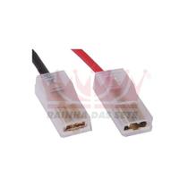 Chicote 1 Via com Terminal e Luva 6,3mm Femea