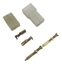 Chicote 2.8 Ete7542 Kit Conector 2 Vias Com Terminais
