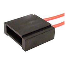 Chicote 2 vias porta fusivel lâmina e fio 4,00mm abs max - 5pç - RAINHA DAS SETE