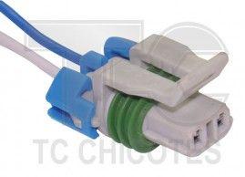 Chicote 2v compressor ar condicionado aplicações diversas com terminais 1,6mm porta fêmea 1021091 Chicote 2v compressor ar condicionado aplicações diversas com terminais 1,6mm porta fêmea 1021091
