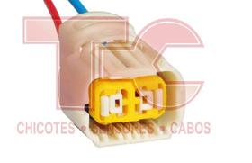 Chicote 2v sensor nivel combustivel farol milha etios peugeot 207 307 lâmpada h16 1 polo 1021774