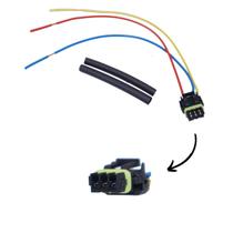 Chicote 3 Vias Conector Plug Retrovisor Chevrolet