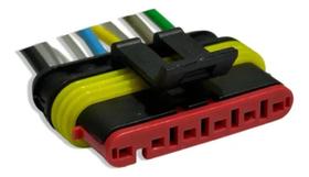 Chicote 6 Vias Trava Elétrica Para Fiat Palio Femea 1.6mm