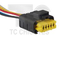 Chicote acelerador eletrônico peugeot citroen injeção eletrônica aplicações diversas 05 vias 1051510