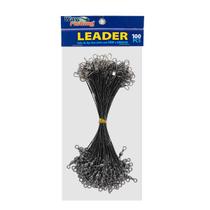 Chicote Aço Castor Encastoado Leader Way Fishing Snap e Girador Preto Nº 6 100UN Chicote Aço Castor Encastoado Leader Way Fishing Snap e Girador Preto Nº 6 100UN