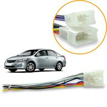 Chicote Adaptador Conector De Som De Cd E Dvd Linha Toyota Hillux E Corolla A partir De 2009 Com ISO