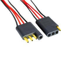 Chicote auxiliar quatro vias / fio 1mm