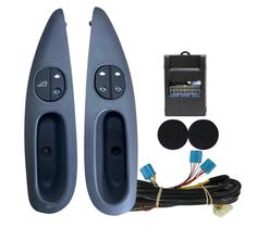 Chicote botao Moldura vidro eletrico Fiesta Street dianteira
