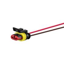 Chicote com Conector 2 Vias Selado Lanterna Lateral Tyco 15cm Sinalsul