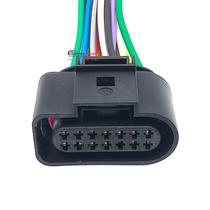 Chicote Conector 14 Vias Eletroventilador Golf 1.6 6x0973717 Chicote Conector 14 Vias Eletroventilador Golf 1.6 6x0973717
