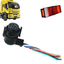 Chicote Conector Lanterna Traseira para Iveco Stralis / Tector / Cavallino (5801602677)