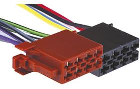 Chicote Conector Para Som Radio 16 Vias Fêmea Com Fio