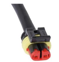 Chicote Conector Plug 2 vias para Soquete Lanterna Sensor Temperatura Bico Injetor Fiat GM Envio Já