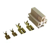 Chicote Conector Plug Base Relé 4 Vias 2T 9.7mm E 2T 6.3mm Chicote Conector Plug Base Relé 4 Vias 2T 9.7mm E 2T 6.3mm