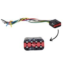 Chicote Conector Plug Botão Vidro Elétrico Ka Fiesta Courier Chicote Conector Plug Botão Vidro Elétrico Ka Fiesta Courier
