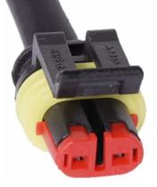 Chicote Conector Plug Da Bobina De Ignição e Sensor de Temperatura Palio Siena Uno Strada ETE 7731