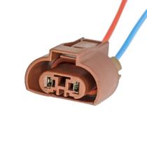 Chicote da Lâmpada do Farol Honda Toyota 2 Vias Fêmea Marrom - TC Chicotes - TC102.1796