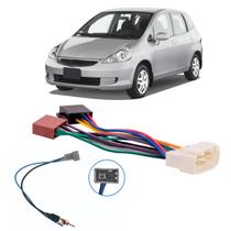 Chicote de Ligação mais Adaptador Antena Honda Fit 2004 a 2007 Chicote de Ligação mais Adaptador Antena Honda Fit 2004 a 2007