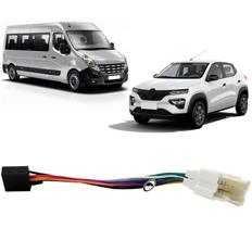 Chicote de Ligação MP5 Multimídia Universal Master e Kwid Básico 2017 em Diante