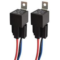 Chicote de Relé Automotivo Gebildet JD1912 - 12V 40A 4 Pinos SPST (2 Unidades) Chicote de Relé Automotivo Gebildet JD1912 - 12V 40A 4 Pinos SPST (2 Unidades)