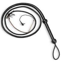 Chicote de treinamento equestre LB'S WHIP 91 cm em couro bovino