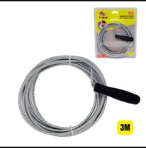 Chicote Desentupidor De Esgoto Metal Reforçado 3 Metros FBG-3700 Chicote Desentupidor De Esgoto Metal Reforçado 3 Metros FBG-3700
